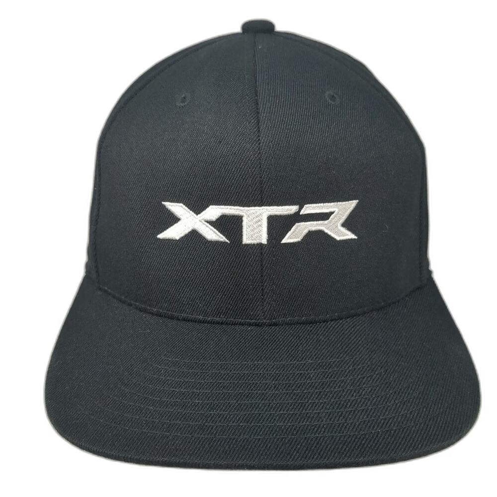 Shimano XTR Yupoong Snapback Black Hat One Size Flexfit 110 3D Embroidery